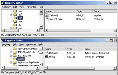 Figure 10 ASP Infotip Settings